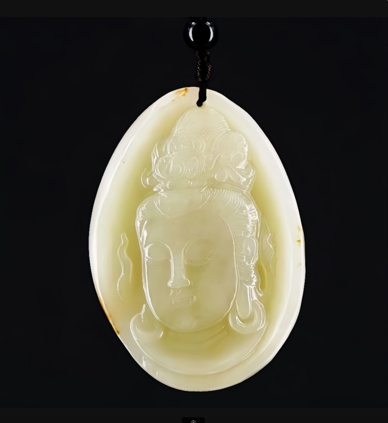 和田玉觀音雕件